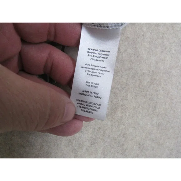 Travis Mathew Mens Gray Green Tropical Leaf Golf Polo Shirt 1MW520 Size L - Picture 4 of 8